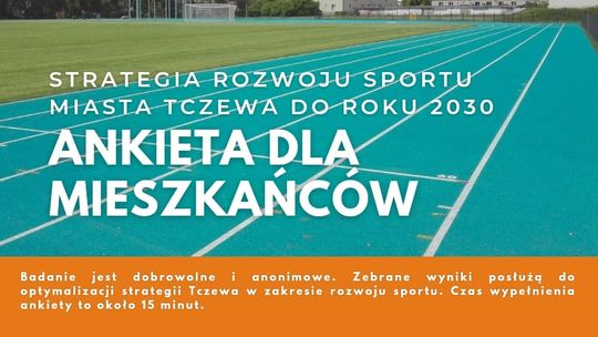 Wypełnij ankietę dotyczącą strategii rozwoju sportu w Tczewie