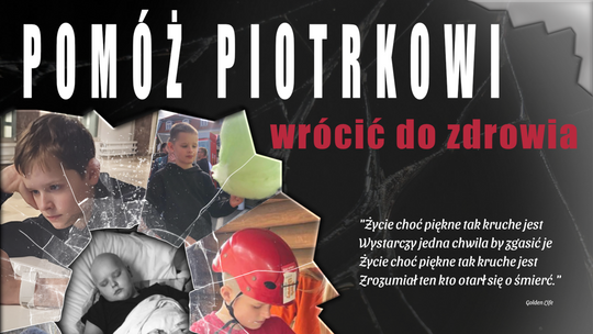 13-letni syn policjanta walczy z białaczką i potrzebuje naszej pomocy