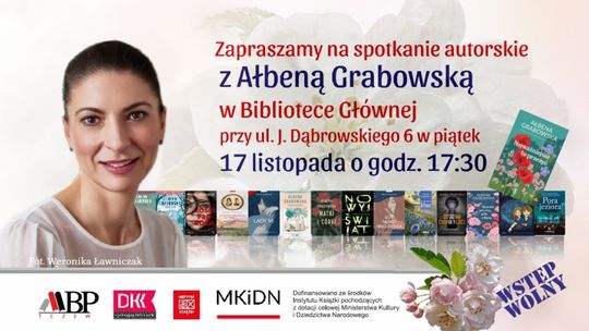 17 listopada Ałbena Grabowska odwiedzi tczewską bibliotekę
