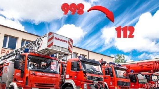 998 = 112. Przełączenie numeru 998 do Centrum Powiadamiania Ratunkowego. W Tczewie od 16 czerwca