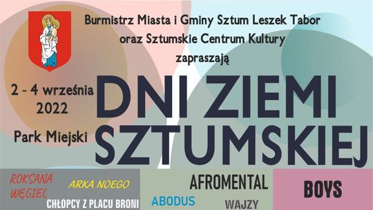 Afromental, Boys i Chłopcy z Placu Broni, czyli Dni Ziemi Sztumskiej od 2 do 4 września