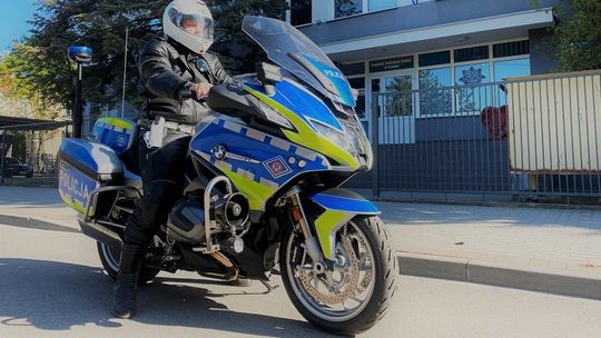 Co za sprzęt! Tczewscy policjanci mają nowy motocykl