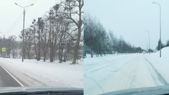 Bardzo trudne warunki na pomorskich drogach! 