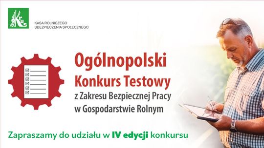 "Bezpieczny Rolnik - Bezpieczna Wieś". Konkurs KRUS