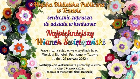 Biblioteczny konkurs na najpiękniejszy wianek świętojański