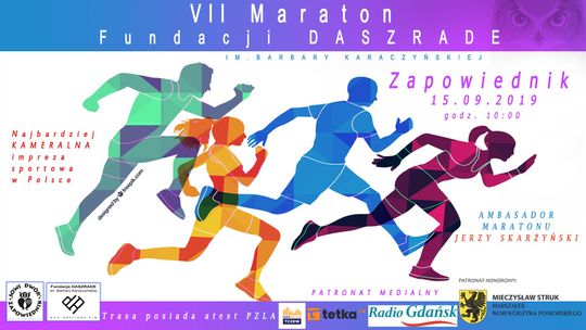 Bieganie jako terapia - VII maraton Fundacji DASZRADE w Zapowiedniku