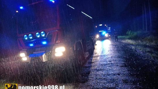 Burze i ulewne deszcze na Pomorzu. Gdzie przeprowadzono ewakuacje?