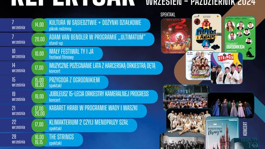 Centrum Kultury i Sztuki z wrześniowym repertuarem [PROGRAM]