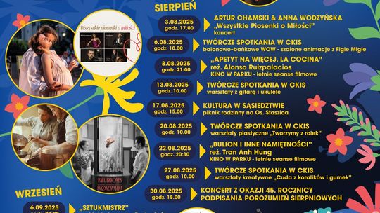 Co nas czeka w sierpniu w CKiS? [ROZMOWA]
