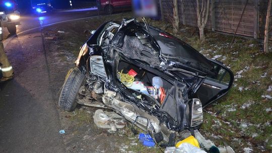 Czarlin: Policjanci wyjaśniają okoliczności wypadku i apelują o stosowanie się do przepisów