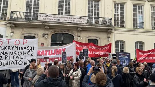 Czarny tydzień w szpitalach powiatowych. Chodzi o pieniądze