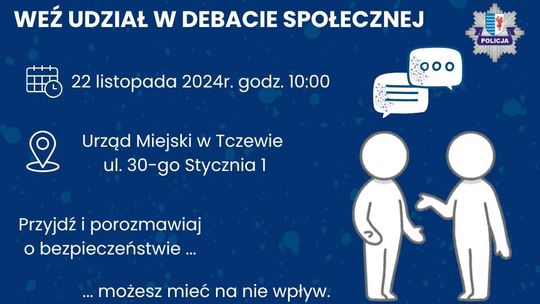 Policyjna debata społeczna w Tczewie: Jak walczyć z uzależnieniami wśród dzieci i młodzieży?