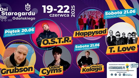 Dni Starogardu Gdańskiego z gwiazdami na scenie [ROZMOWA]