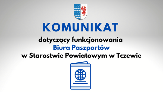 Do Biura Paszportowego w Tczewie tylko po wcześniejszej, telefonicznej rejestracji