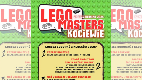 Do Lego Masters Kociewie można zgłaszać się tylko do 14 października