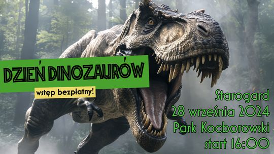 Do Starogardu Gdańskiego nadciąga ogromny dinozaur!