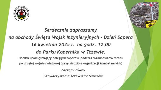 Dołącz do obchodów Dnia Sapera