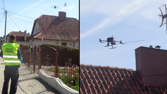 Dron antysmogowy strażników miejskich już lata nad Tczewem