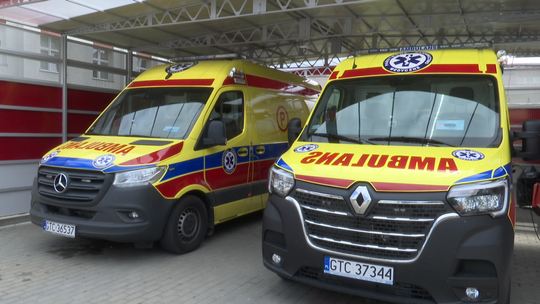 Dwie nowe karetki w Szpitalach Tczewskich 