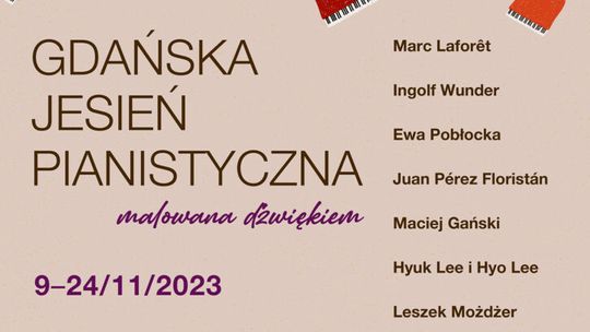 Dzisiaj rozpoczyna się Gdańska Jesień Pianistyczna