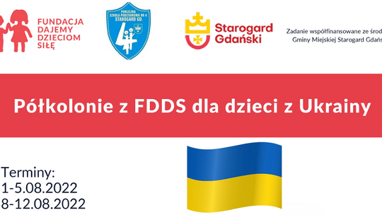 Fundacja Dajemy Dzieciom Siłę organizuje półkolonie dla dzieci z Ukrainy