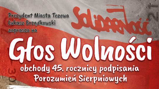 "Głos wolności". Obchody podpisania porozumień sierpniowych w Tczewie