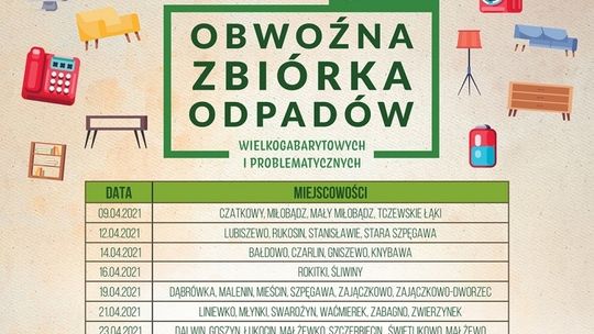 Gmina Tczew: Rusza zbiórka odpadów wielkogabarytowych i problematycznych