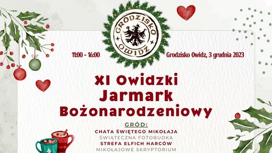 Grodzisko Owidz zaprasza na dzisiejszą 11. edycję jarmarku