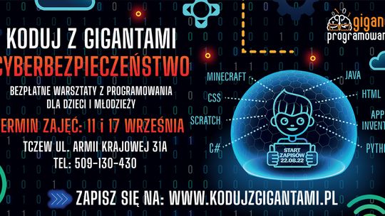 "Koduj z Gigantami". 11. edycja największych w Polsce warsztatów programistycznych zawita do Tczewa