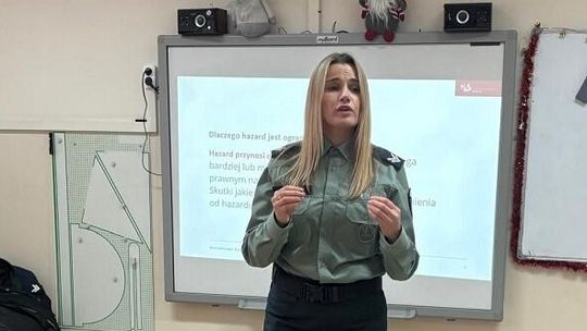 Kolejna odsłona akcji edukacyjnej "Hazard? Nie daj się wciągnąć!" rozpoczęta