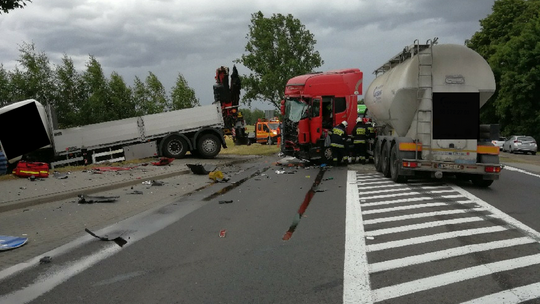 Kolnik: Zderzenie dwóch ciężarówek [AKTUALIZACJA]