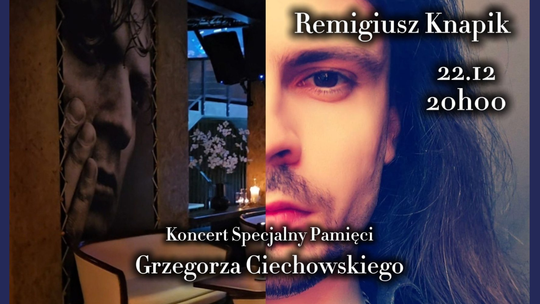Muzyczny hołd dla Grzegorza Ciechowskiego. Remigiusz Knapik wystąpi w Tczewie