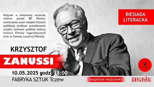 Legenda polskiego kina w Tczewie. Spotkanie z Krzysztofem Zanussim