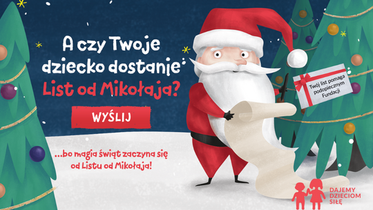 "List od Mikołaja" pomoże dzieciom, które doświadczyły przemocy