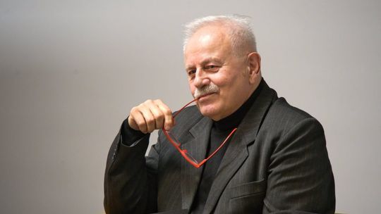 Ludwik Kiedrowski dziś w świetlicy w Swarożynie