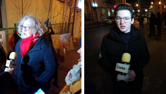 Marta Lempart w Tczewie. Zbierała podpisy pod projektem obywatelskiej ustawy "Legalna aborcja. Bez kompromisów"