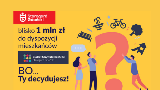 Masz pomysł? Zrealizuj go! Rusza nabór projektów do starogardzkiego Budżetu Obywatelskiego