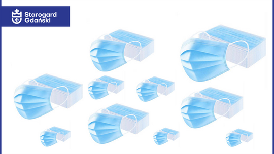 Mieszkańcy Starogardu także otrzymają maseczki [LISTA PUNKTÓW ODBIORU]