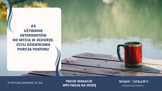 Mydło i płyn do mycia naczyń w jeziorze. Dlaczego „eko” nie znaczy bezpieczne dla wody?