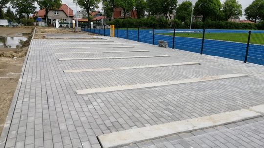 Na stadionie przy ulicy Bałdowskiej powstają trybuny