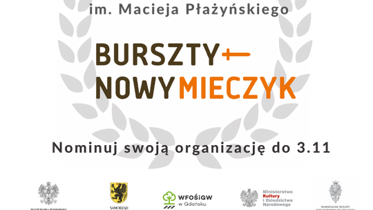 Nagroda Bursztynowego Mieczyka: zgłoszenia są przyjmowane tylko do 3 listopada