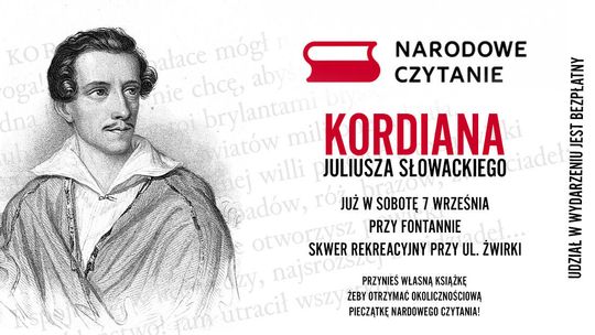 Narodowe Czytanie przy fontannie na Suchostrzygach już za godzinę