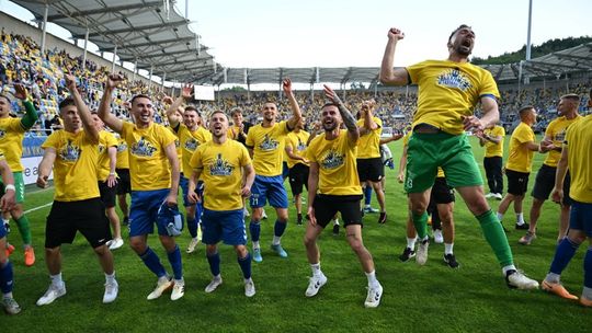 Nie dla Arki Ekstraklasa. Motor Lublin świętuje kolejny awans z rzędu