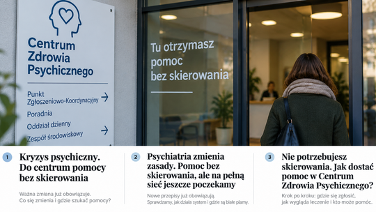 Nie potrzebujesz skierowania. Tak zmienia się pomoc psychiatryczna