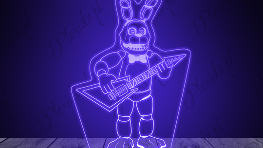Nie tylko dla graczy: Lampka Led 3D Five Night’s Freddy’s jako element designu wnętrz