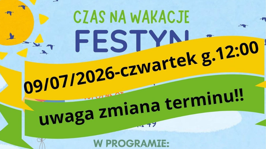 Niekorzystne prognozy zmieniają plany. Festyn SDK Suchostrzygi na rozpoczęcie wakacji  przełożony
