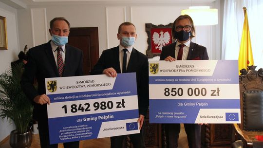 Niemal 2,8 mln zł ze środków Unii Europejskiej dla Pelplina
