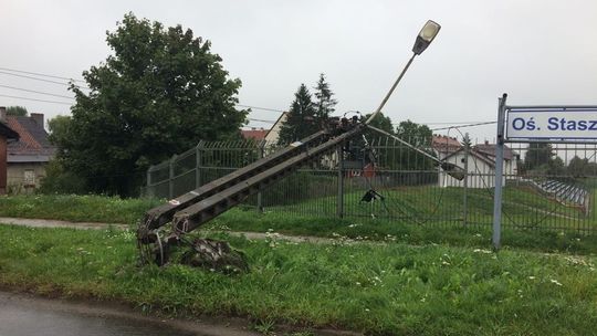 Niespokojny poranek na tczewskich ulicach 