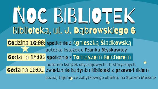 Noc Bibliotek w Tczewie [PROGRAM]