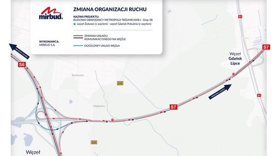 Obwodnica Trójmiasta: Kolejna zmiana organizacji ruchu [AKTUALIZACJA]